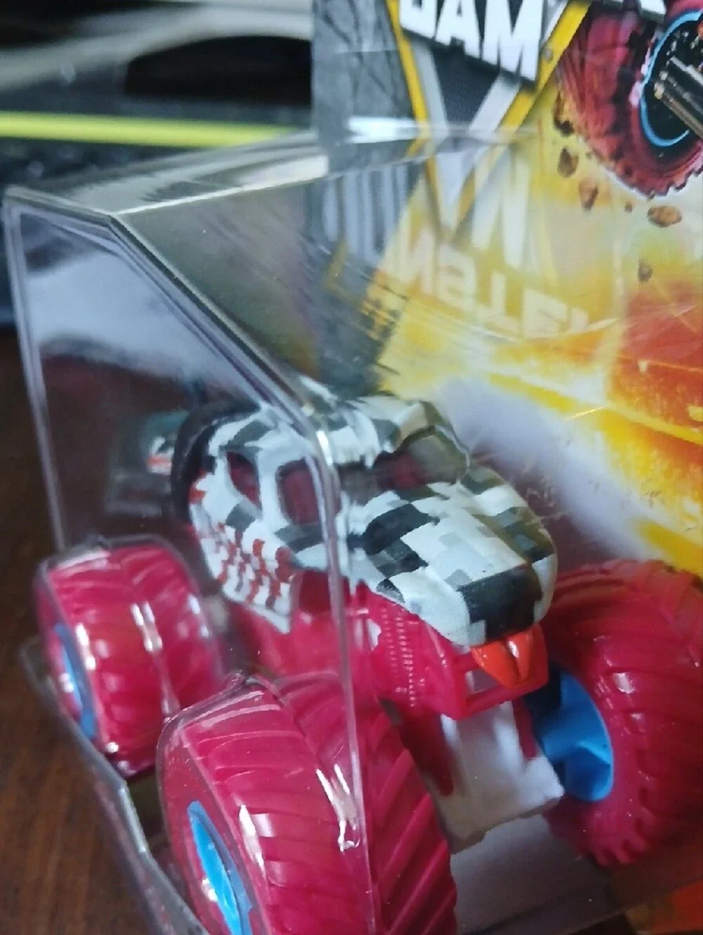 Monster Jam Monster Mutt Dalmatian Kids Truck - Red & White